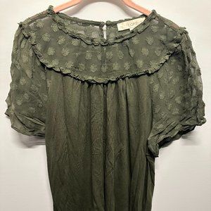 Loft Lace Yoke Shirt